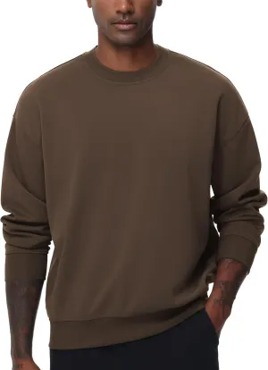 THE GYM PEOPLE Men's Crewneck Loose fit Sweatshirt Lightweight Soft Basic Pullover Tops