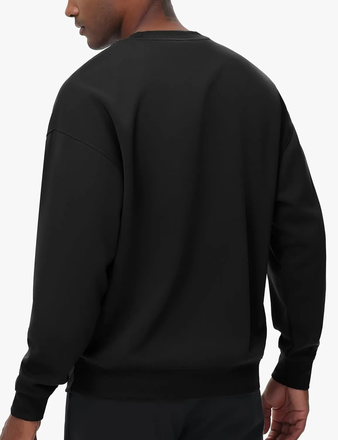 THE GYM PEOPLE Men's Crewneck Loose fit Sweatshirt Lightweight Soft Basic Pullover Tops