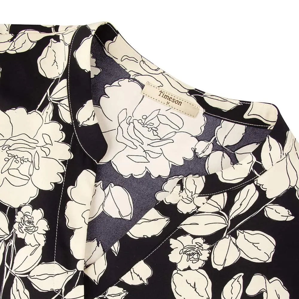 Timeson Classic Short Sleeve Chiffon Shirt