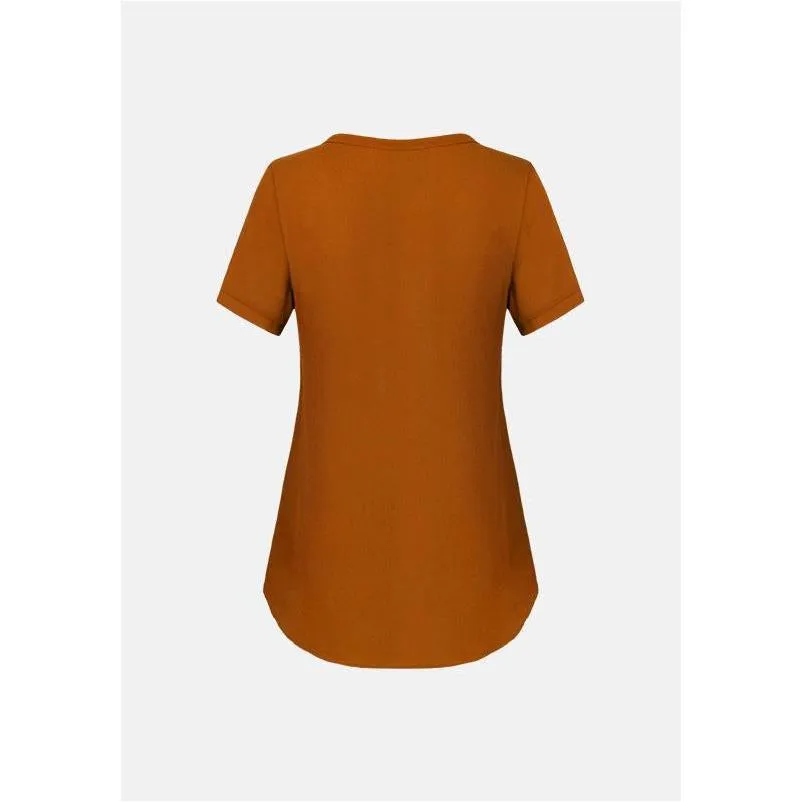 Timeson Classic Short Sleeve Chiffon Shirt