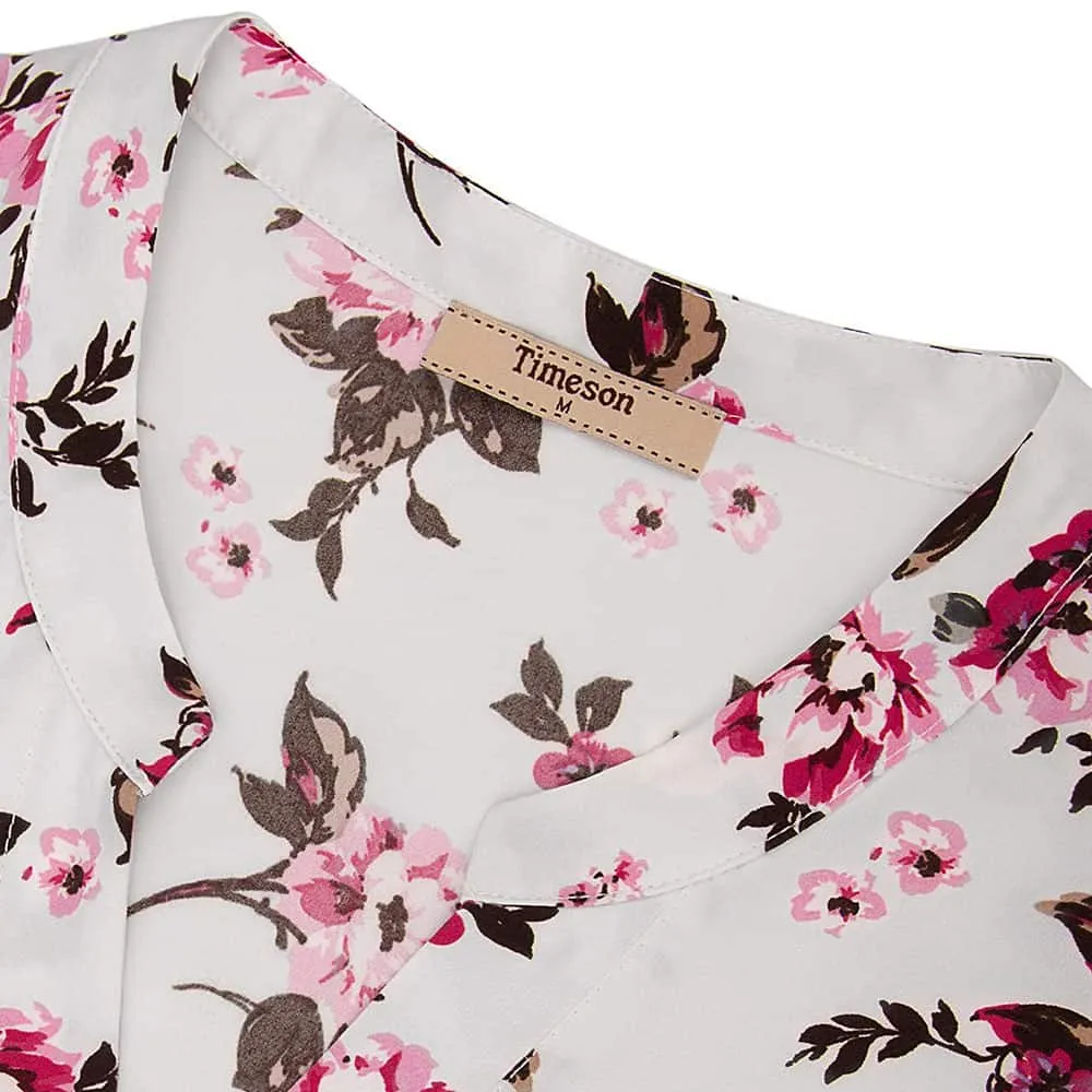 Timeson Classic Short Sleeve Chiffon Shirt