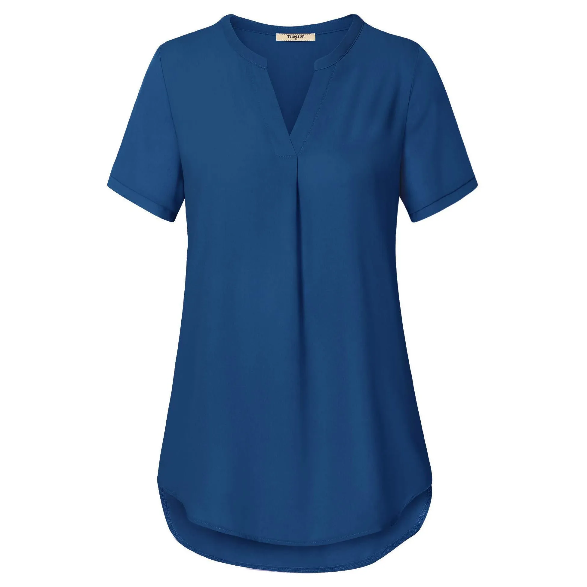 Timeson Classic Short Sleeve Chiffon Shirt