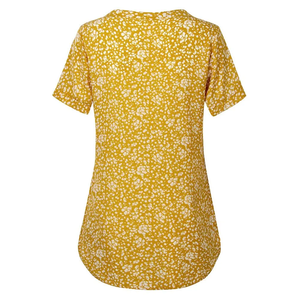 Timeson Classic Short Sleeve Chiffon Shirt