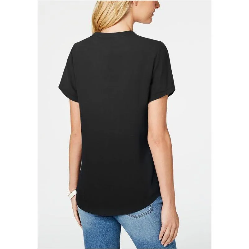 Timeson Classic Short Sleeve Chiffon Shirt