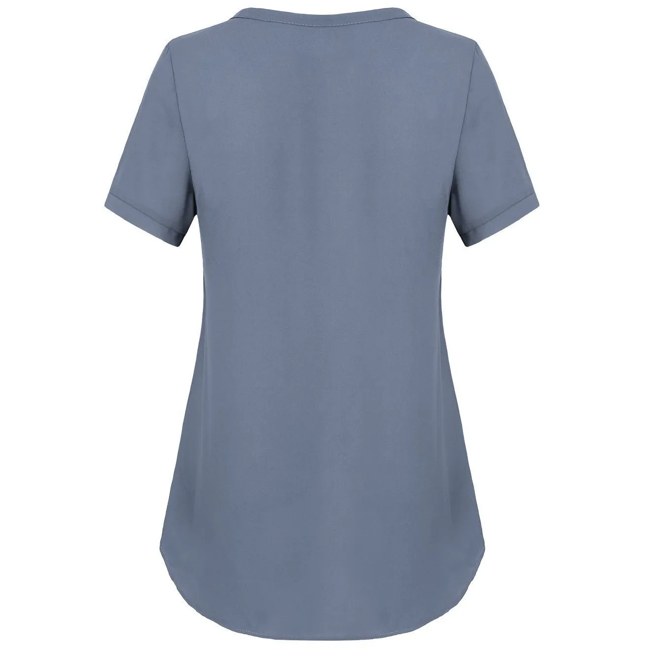 Timeson Classic Short Sleeve Chiffon Shirt