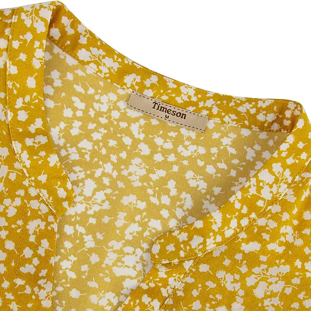 Timeson Classic Short Sleeve Chiffon Shirt