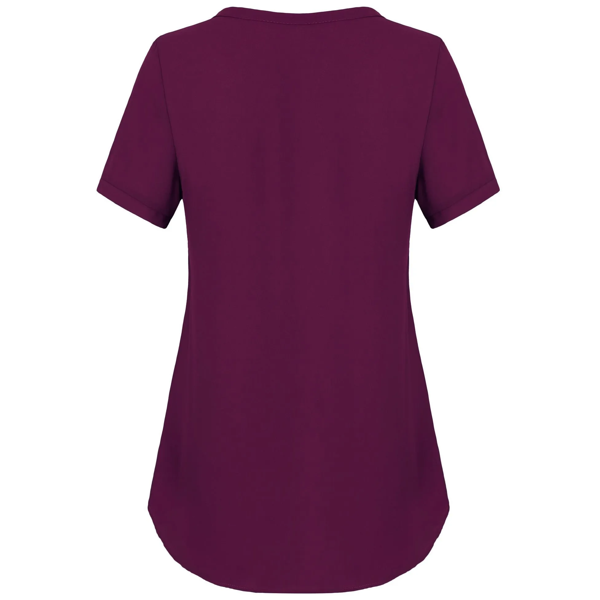 Timeson Classic Short Sleeve Chiffon Shirt