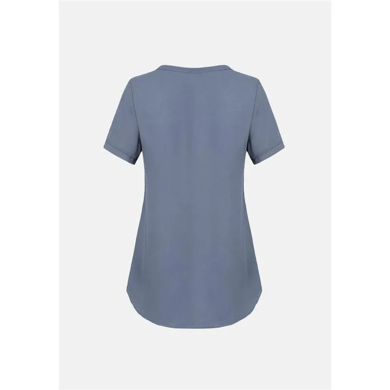 Timeson Classic Short Sleeve Chiffon Shirt