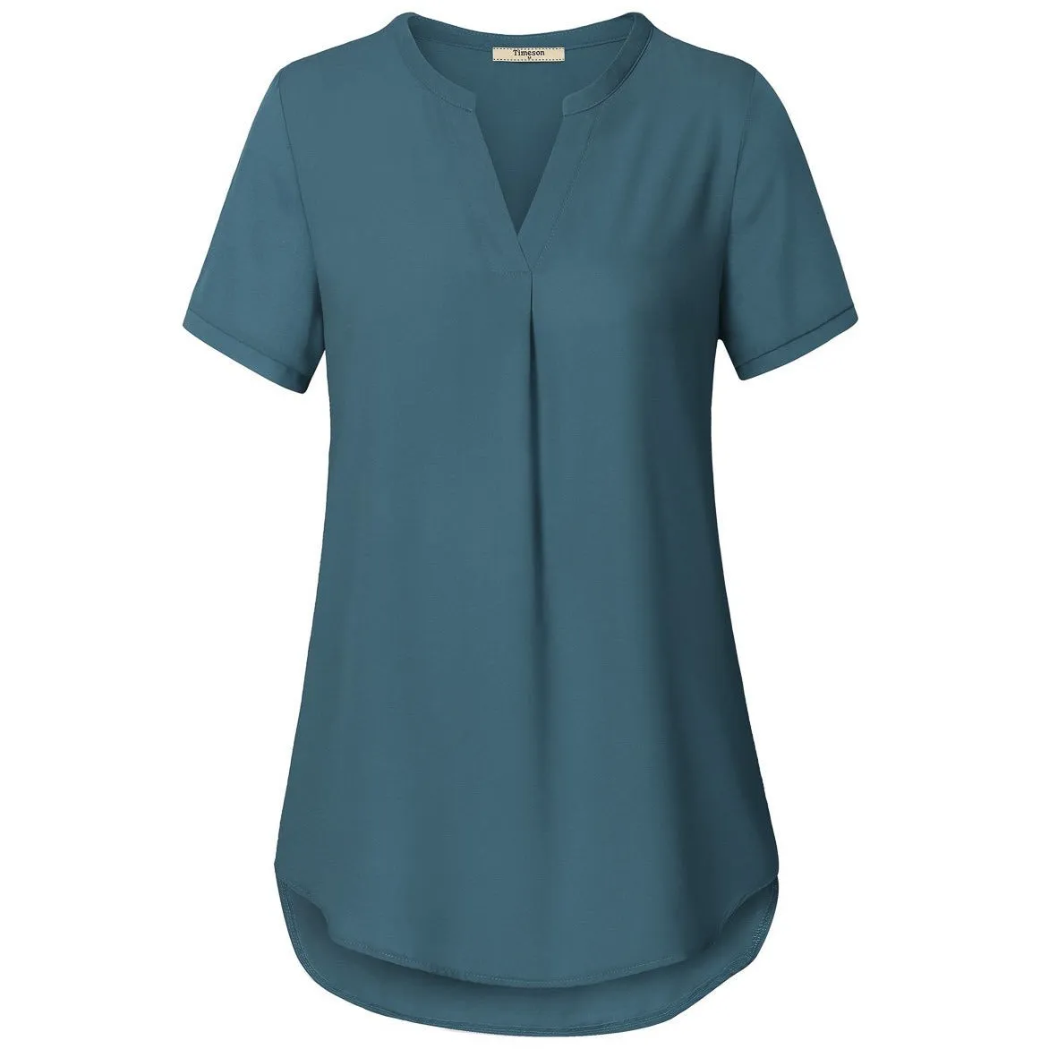Timeson Classic Short Sleeve Chiffon Shirt