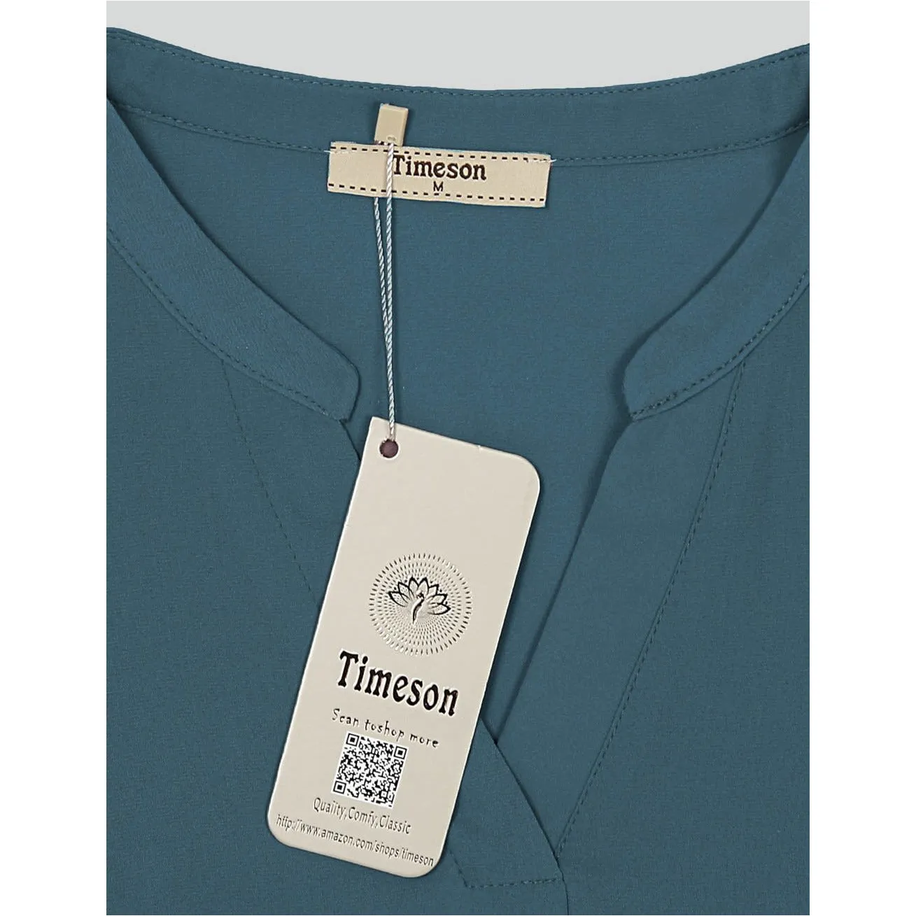Timeson Classic Short Sleeve Chiffon Shirt