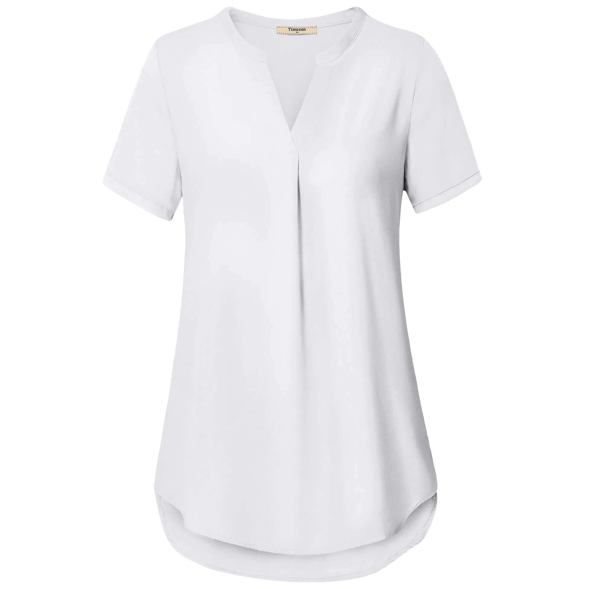 Timeson Classic Short Sleeve Chiffon Shirt