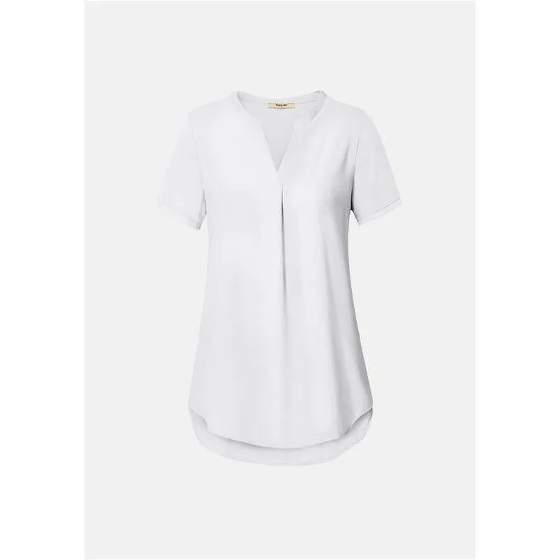 Timeson Classic Short Sleeve Chiffon Shirt