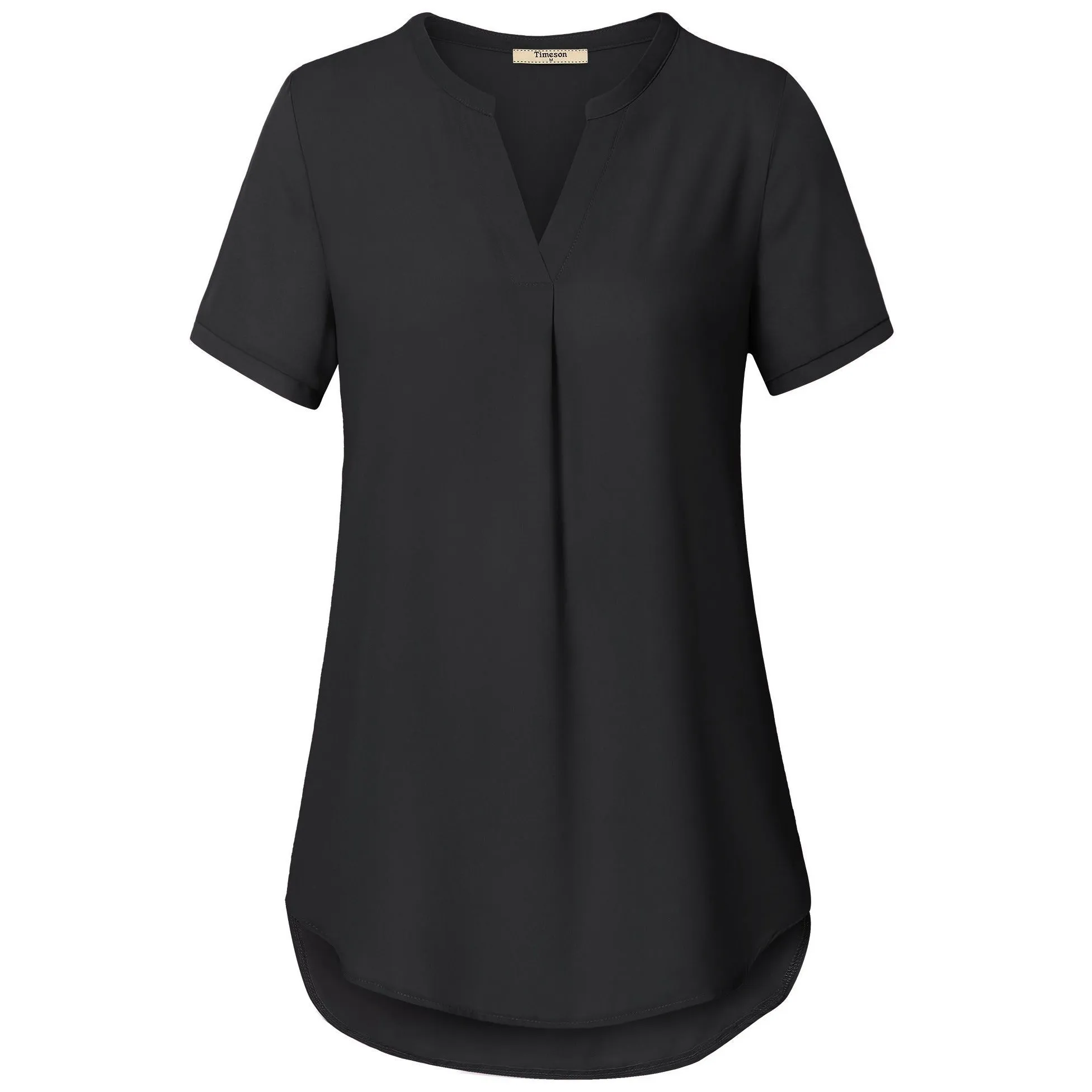 Timeson Classic Short Sleeve Chiffon Shirt