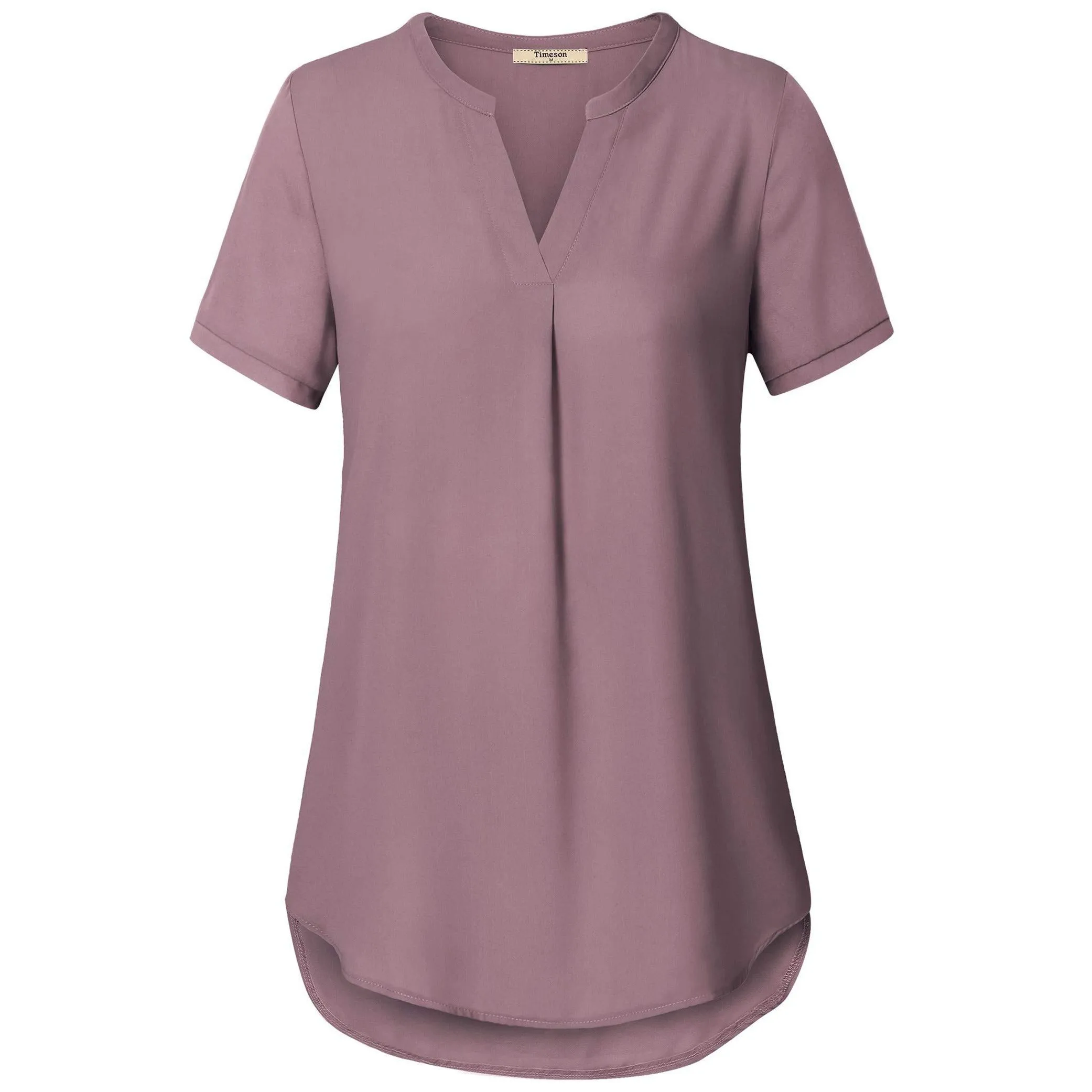 Timeson Classic Short Sleeve Chiffon Shirt