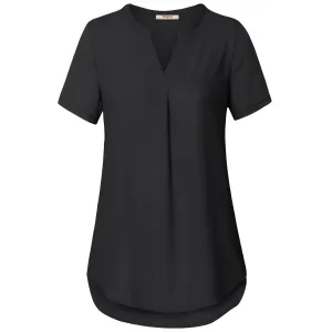 Timeson Classic Short Sleeve Chiffon Shirt