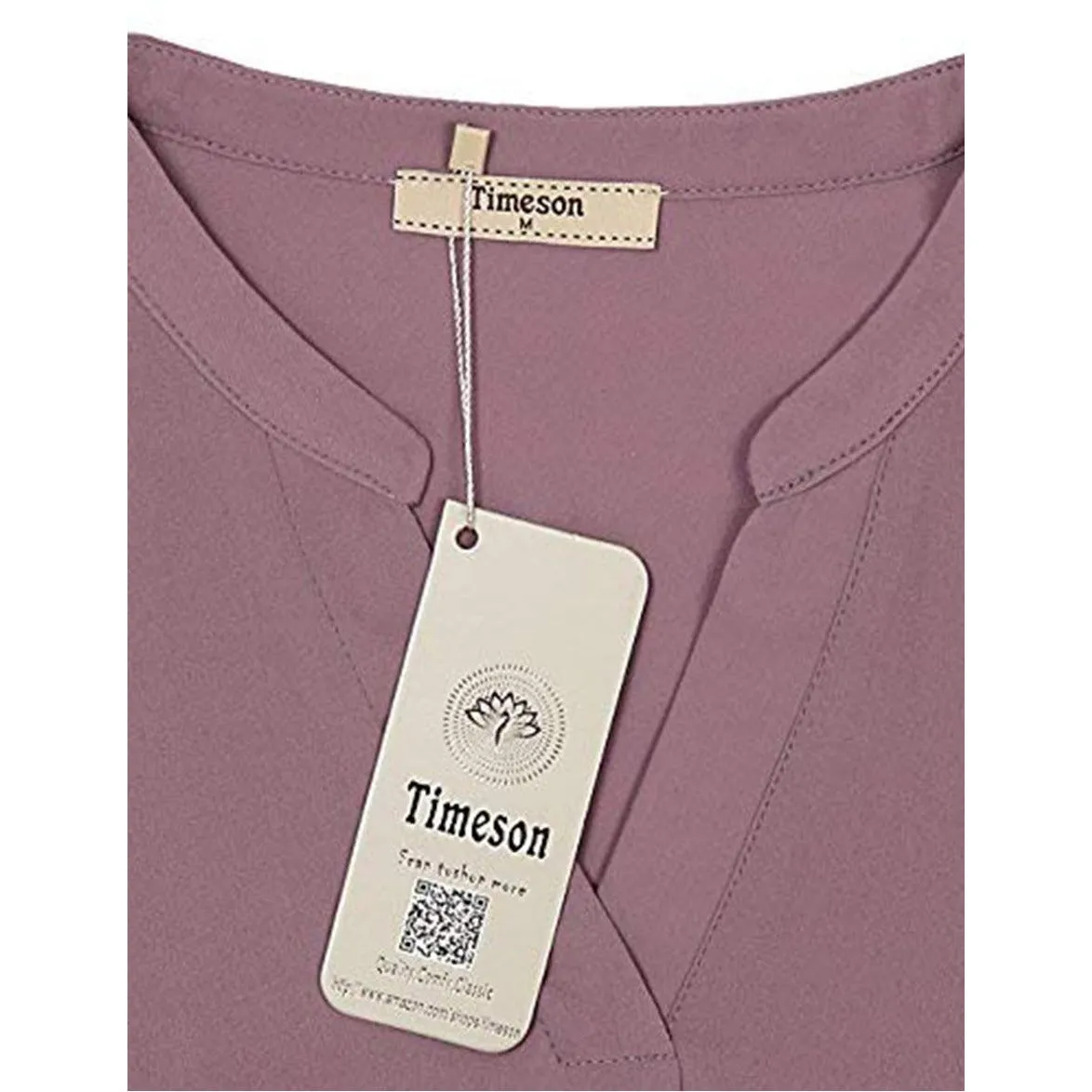 Timeson Classic Short Sleeve Chiffon Shirt
