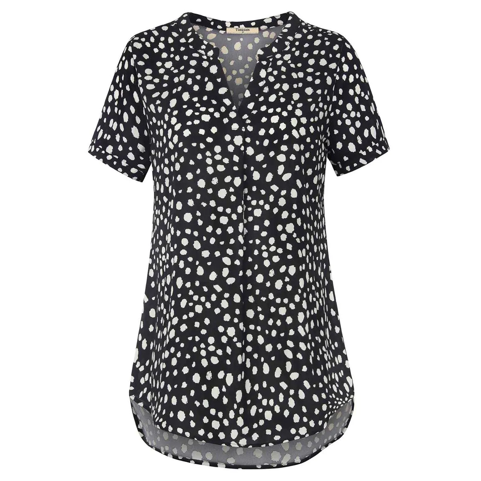 Timeson Classic Short Sleeve Chiffon Shirt