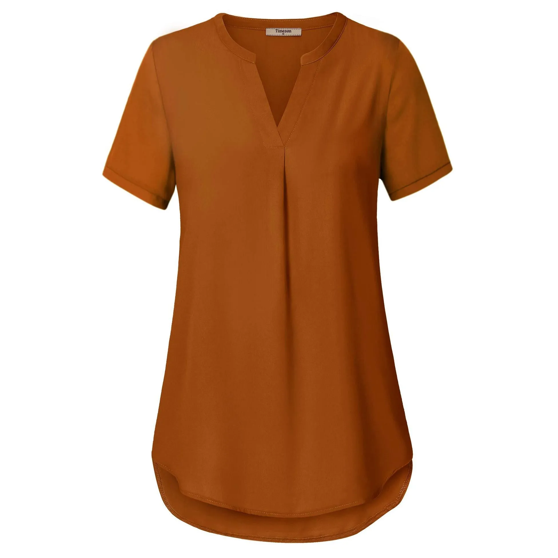 Timeson Classic Short Sleeve Chiffon Shirt