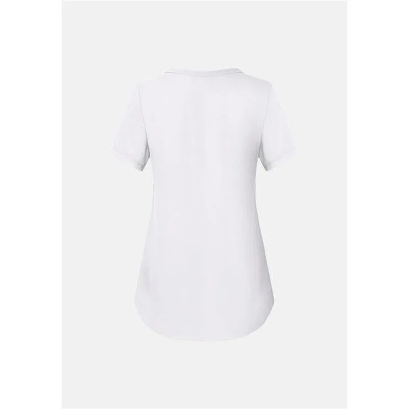 Timeson Classic Short Sleeve Chiffon Shirt
