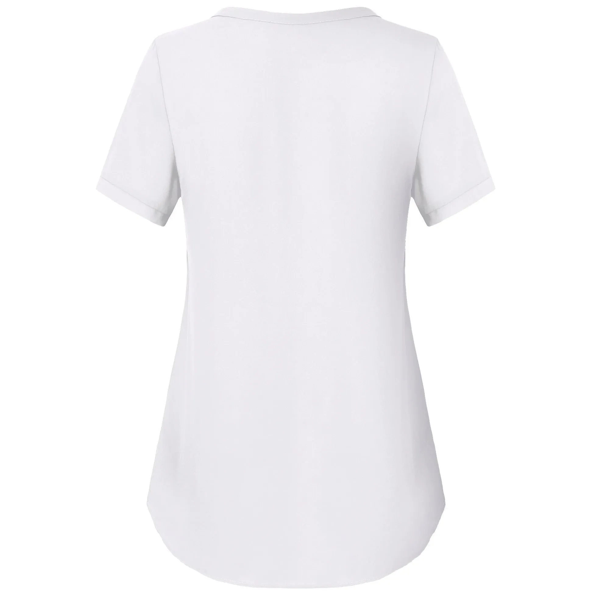 Timeson Classic Short Sleeve Chiffon Shirt