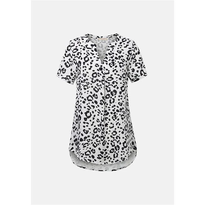 Timeson Classic Short Sleeve Chiffon Shirt