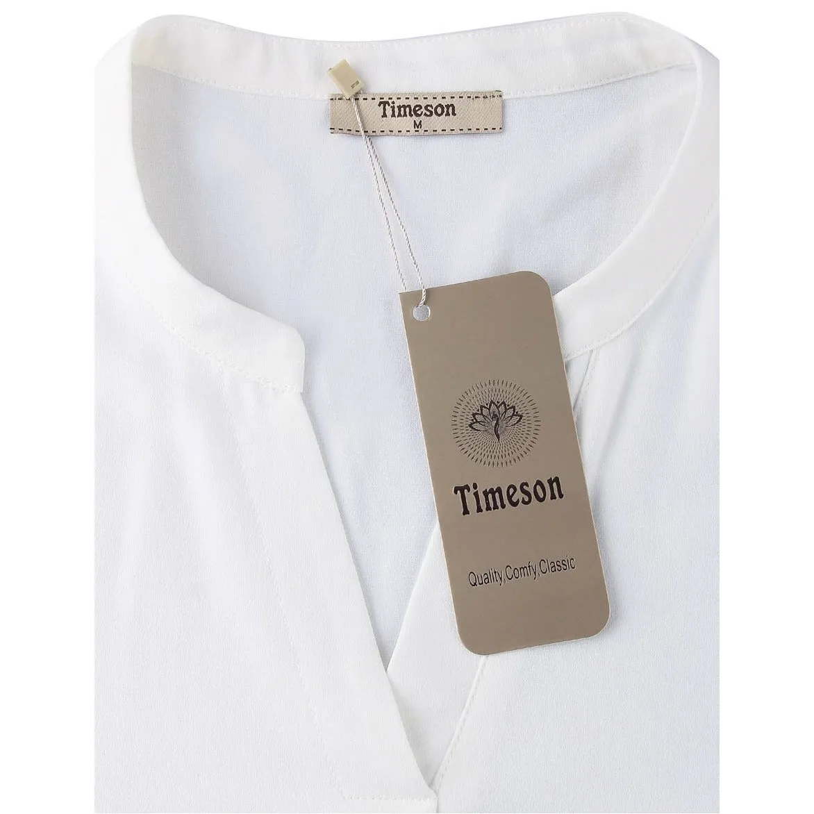 Timeson Classic Short Sleeve Chiffon Shirt