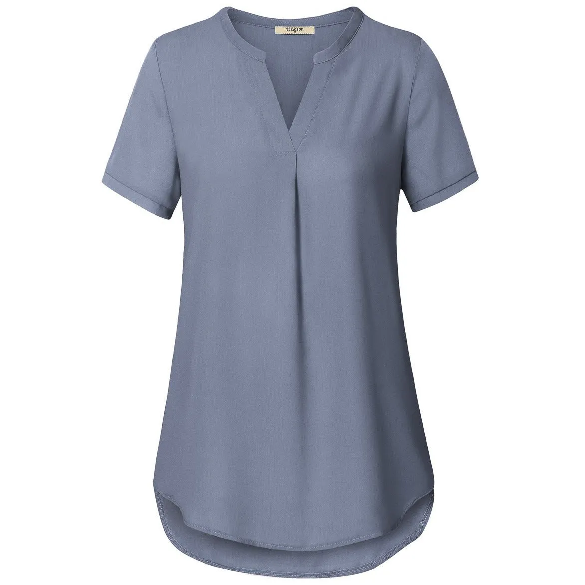 Timeson Classic Short Sleeve Chiffon Shirt