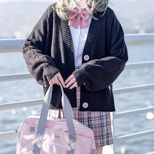 Too Kawaii Heart Bow Cardigan