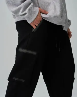 Track Side Pockets Straight Joggers