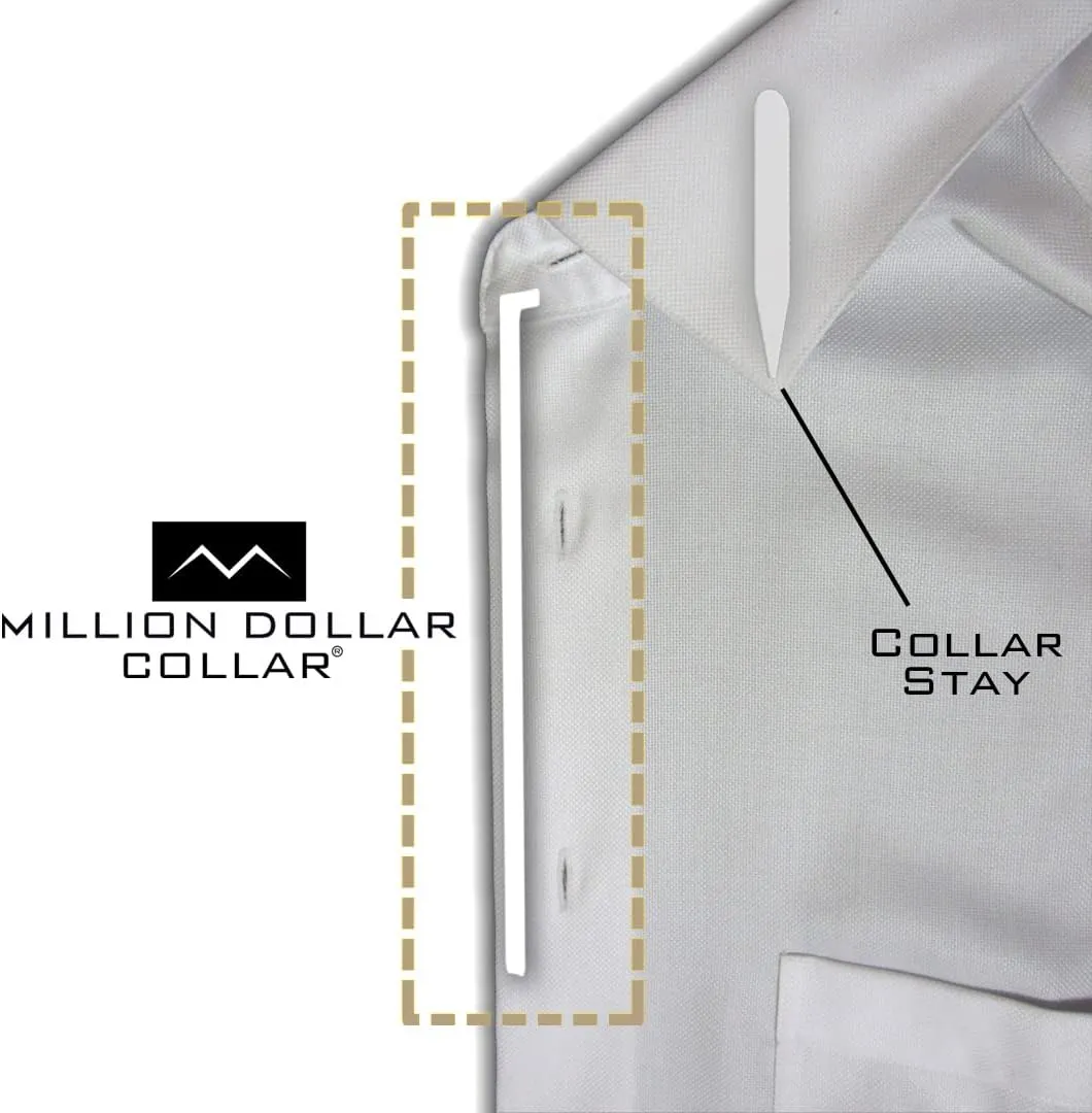 Ultimate Dress Shirts for Men | Meant to be Worn Without a Tie - Mens Dress Shirts | Slim or Regular | XS - 3XL