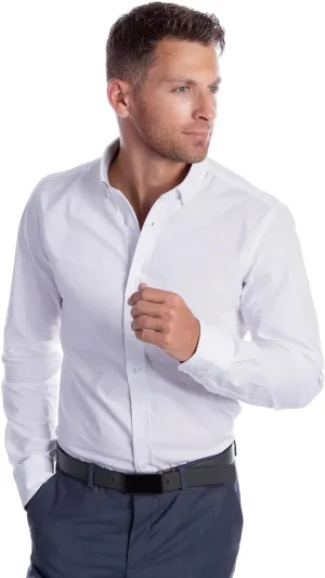 Ultimate Dress Shirts for Men | Meant to be Worn Without a Tie - Mens Dress Shirts | Slim or Regular | XS - 3XL