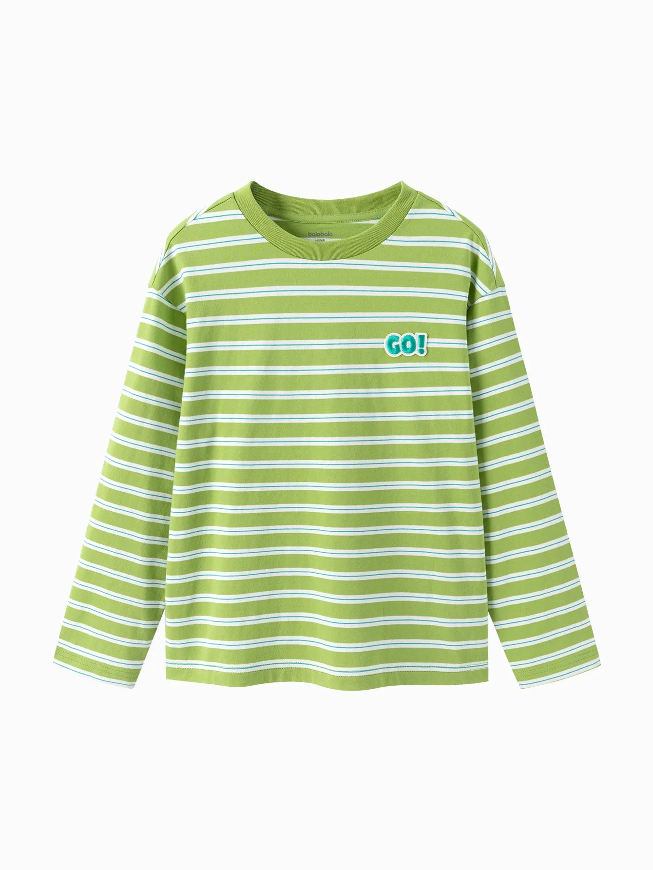 Unisex Trend Scenarios Letter Green Hue Long Sleeve T-Shirt