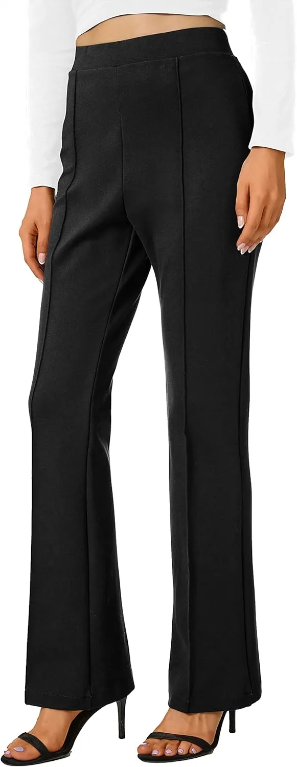 Urban CoCo Stretchy Work Pants Bootcut Yoga Pants Petite Slacks for Office Casual