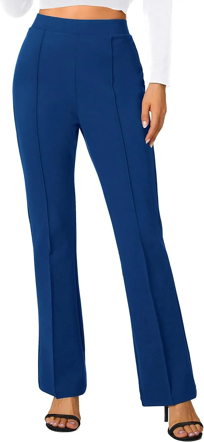 Urban CoCo Stretchy Work Pants Bootcut Yoga Pants Petite Slacks for Office Casual