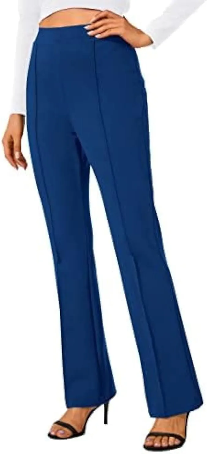 Urban CoCo Stretchy Work Pants Bootcut Yoga Pants Petite Slacks for Office Casual