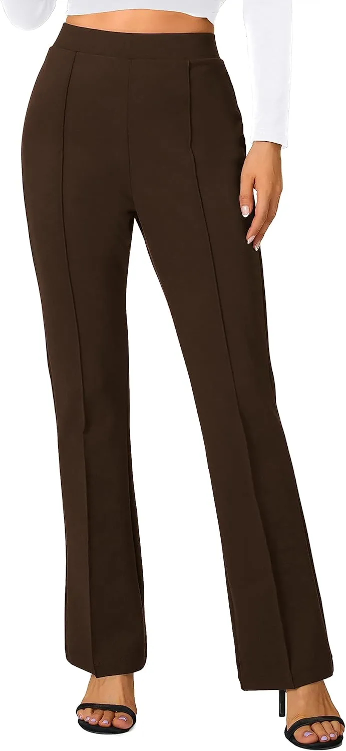 Urban CoCo Stretchy Work Pants Bootcut Yoga Pants Petite Slacks for Office Casual