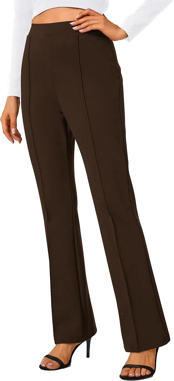Urban CoCo Stretchy Work Pants Bootcut Yoga Pants Petite Slacks for Office Casual