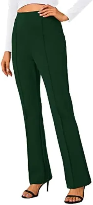 Urban CoCo Stretchy Work Pants Bootcut Yoga Pants Petite Slacks for Office Casual