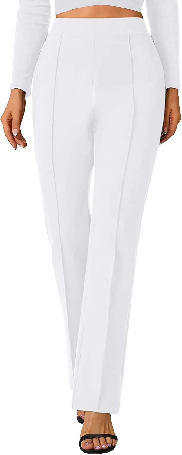 Urban CoCo Stretchy Work Pants Bootcut Yoga Pants Petite Slacks for Office Casual