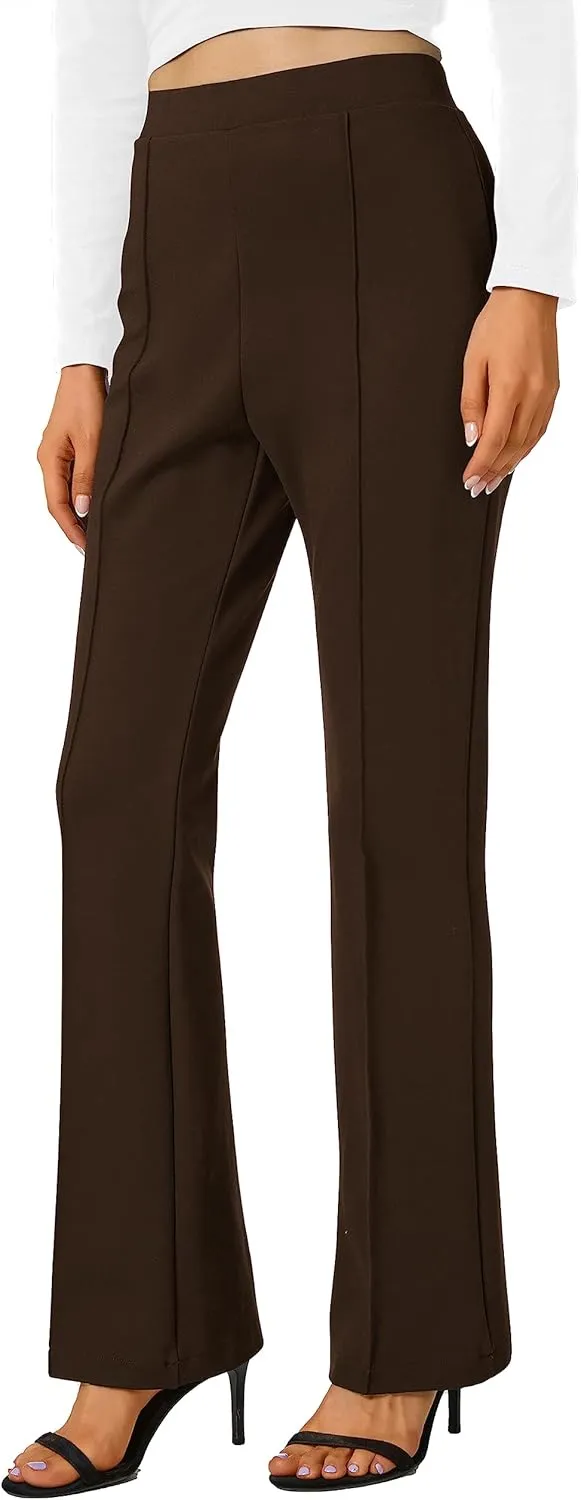Urban CoCo Stretchy Work Pants Bootcut Yoga Pants Petite Slacks for Office Casual