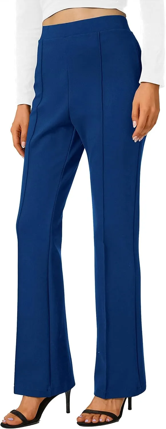 Urban CoCo Stretchy Work Pants Bootcut Yoga Pants Petite Slacks for Office Casual