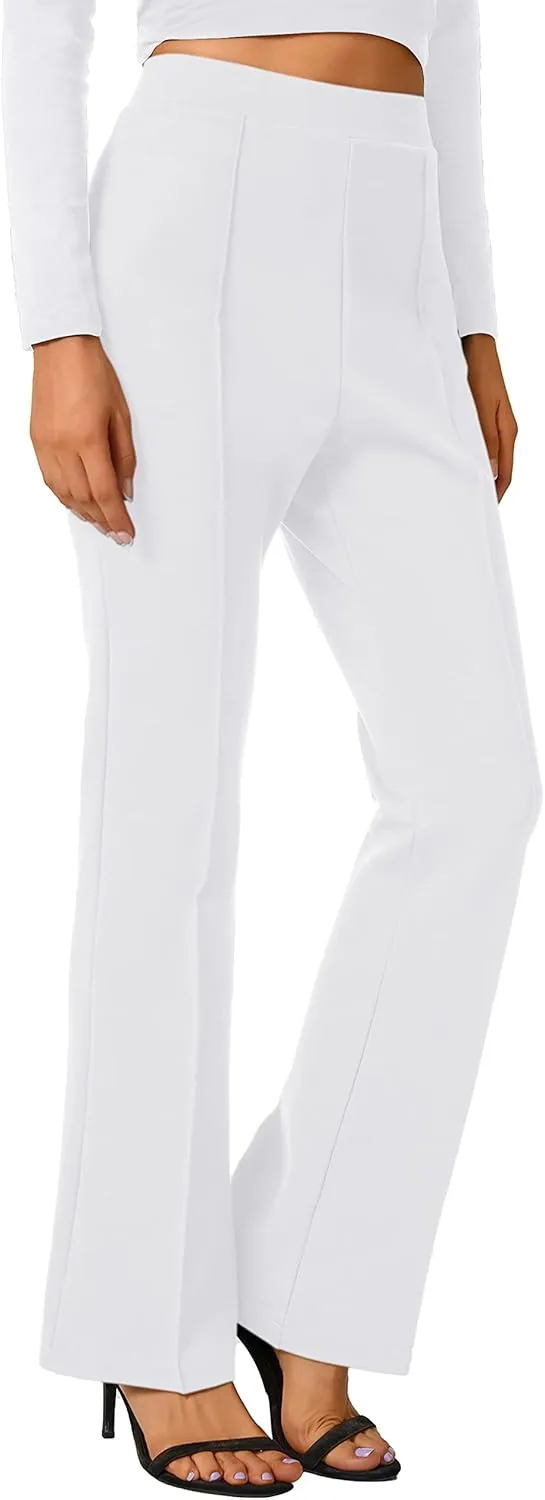 Urban CoCo Stretchy Work Pants Bootcut Yoga Pants Petite Slacks for Office Casual