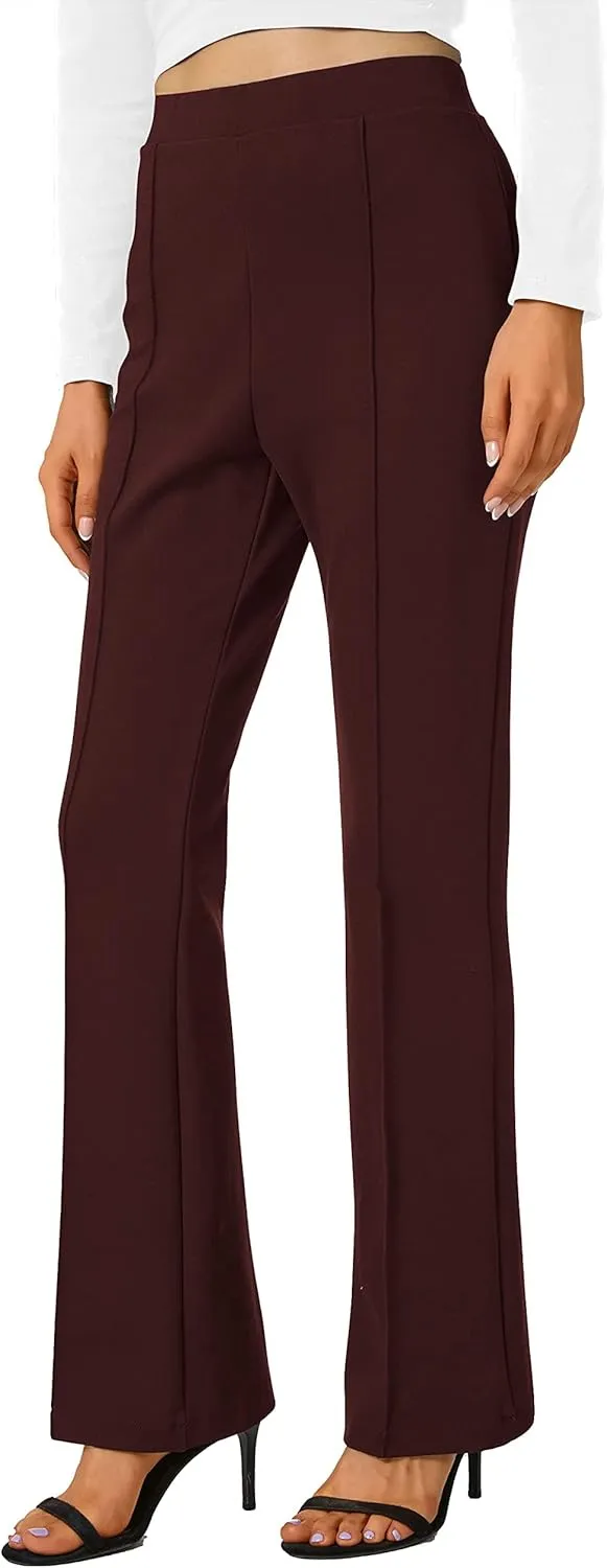 Urban CoCo Stretchy Work Pants Bootcut Yoga Pants Petite Slacks for Office Casual