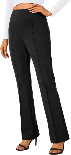Urban CoCo Stretchy Work Pants Bootcut Yoga Pants Petite Slacks for Office Casual