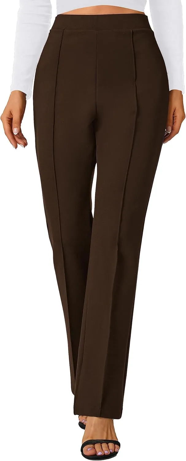 Urban CoCo Stretchy Work Pants Bootcut Yoga Pants Petite Slacks for Office Casual