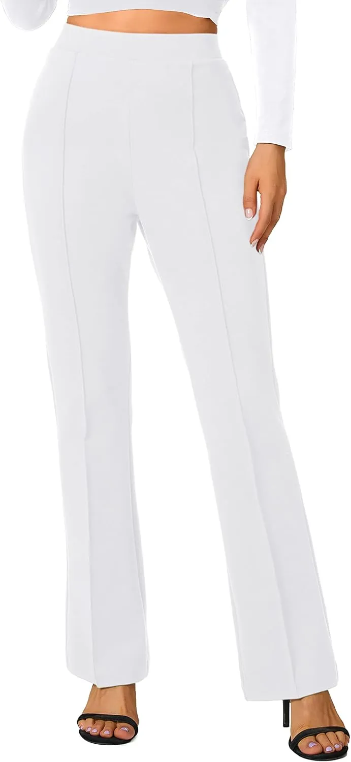 Urban CoCo Stretchy Work Pants Bootcut Yoga Pants Petite Slacks for Office Casual