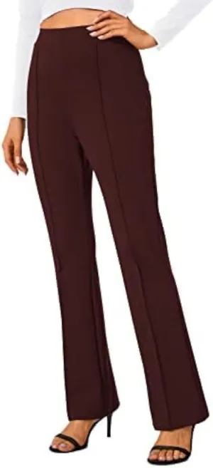 Urban CoCo Stretchy Work Pants Bootcut Yoga Pants Petite Slacks for Office Casual