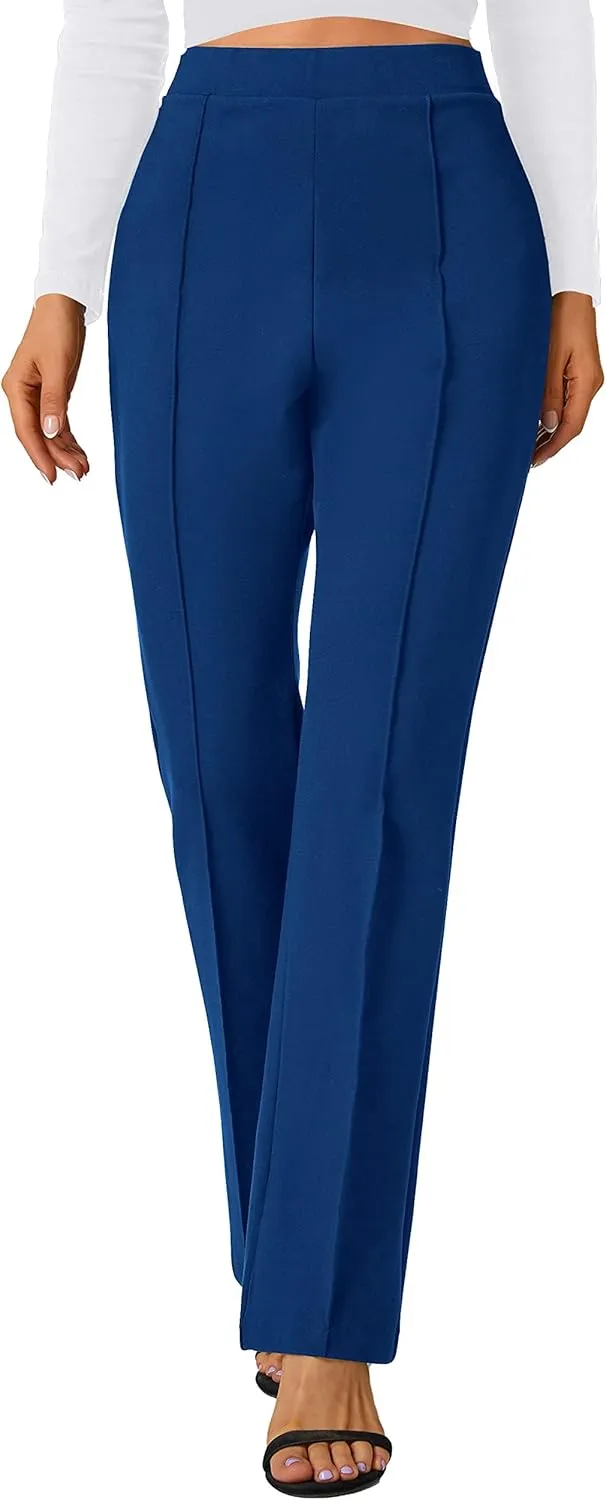 Urban CoCo Stretchy Work Pants Bootcut Yoga Pants Petite Slacks for Office Casual