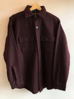 Vintage 1960s CPO U.S. Navy Wool Button-Up Shirt