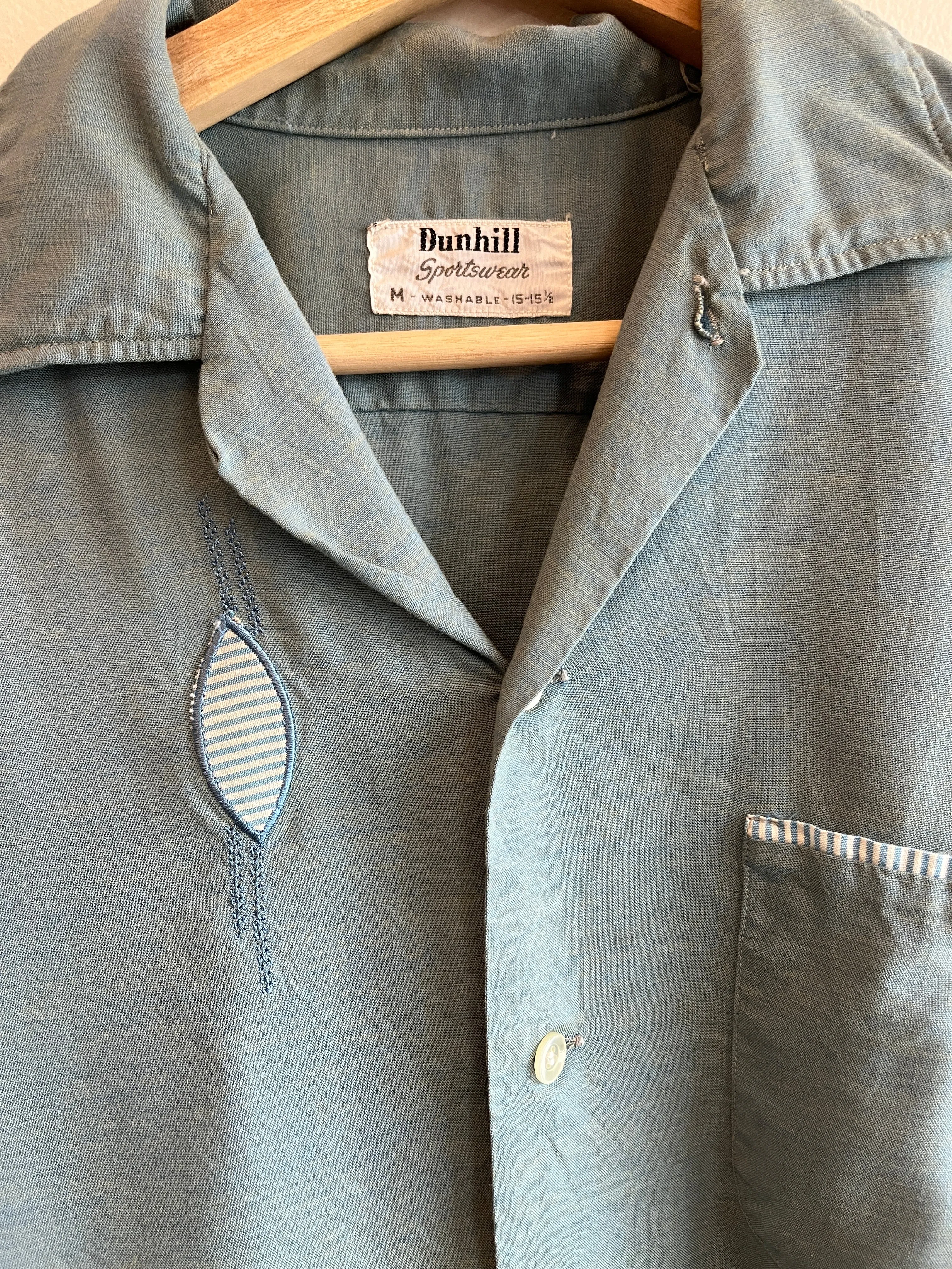 Vintage 1960s Dunhill Sportswear Button-Up Shirt